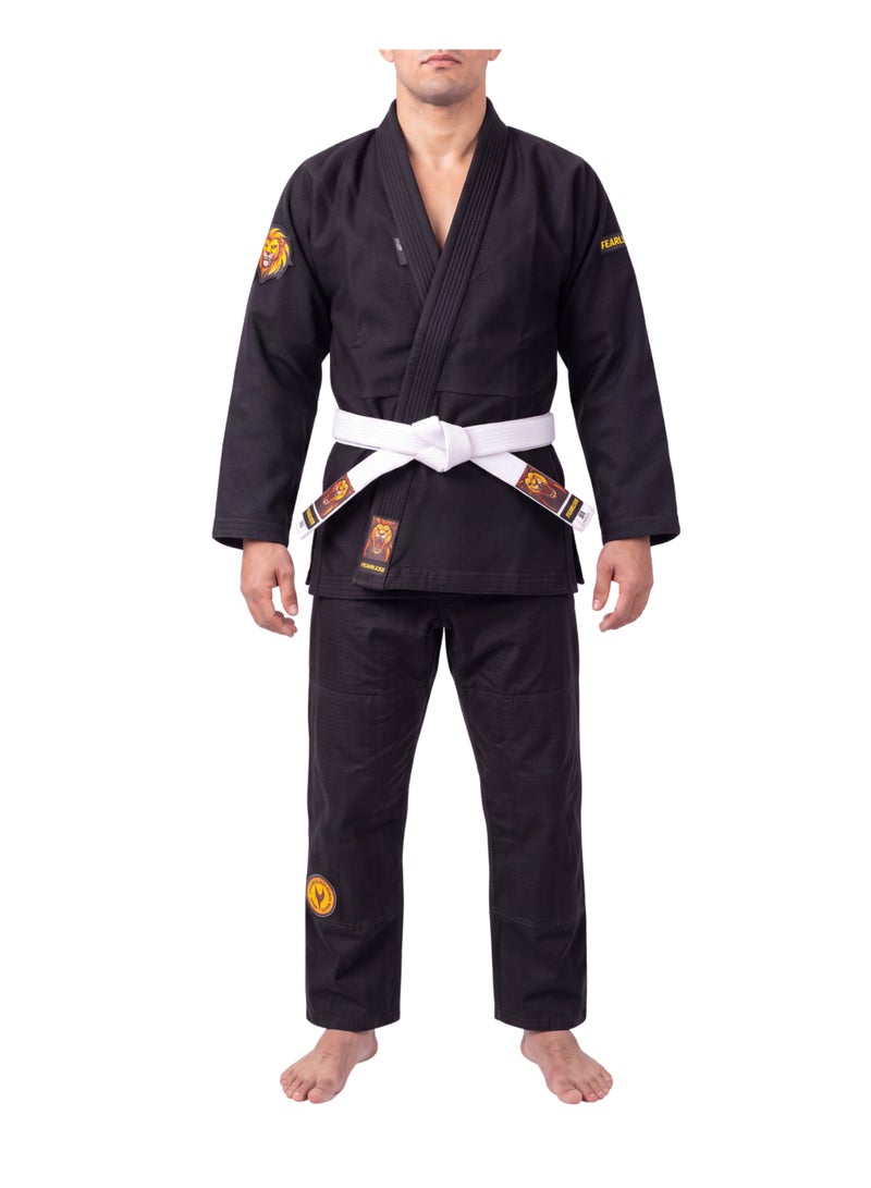 TATSU FEARLESS BJJ Gi – Black | Premium Pearl Weave - Adults - Image 2