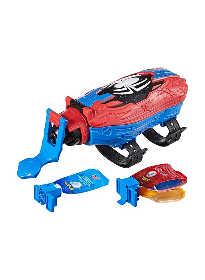 SPIDERMAN Marvel Spider-Man Real Webs Ultimate Web Blaster, 2-in-1 Blaster, Role Play Toy, Spider-Man Costume, Spider-Man Toys for Kids 5 and Up