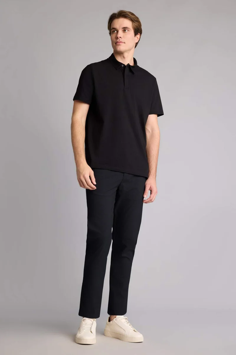 Defacto Cotton Regular Fit Short Sleeve Polo T-Shirt
