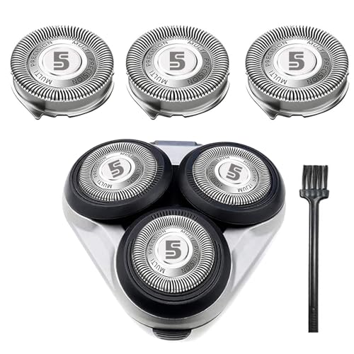 tuokiy SH50 Replacement Heads Compatible with Philips Norelco Series 5000, SH50 Replacement Blades for Philips Norelco Shaver, HQ8 Heads - Image 1