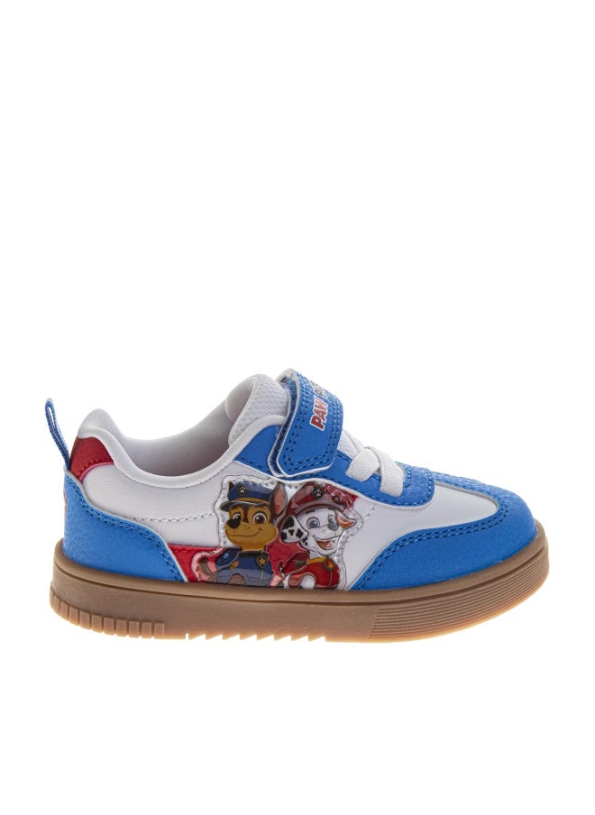 Josmo Paw Patrol Shoes for Boys - Shoe Classic Retro Style Sport Soccer Sneakers - Chase and Marshall/Blue (Size 6 Toddler) - Image 1