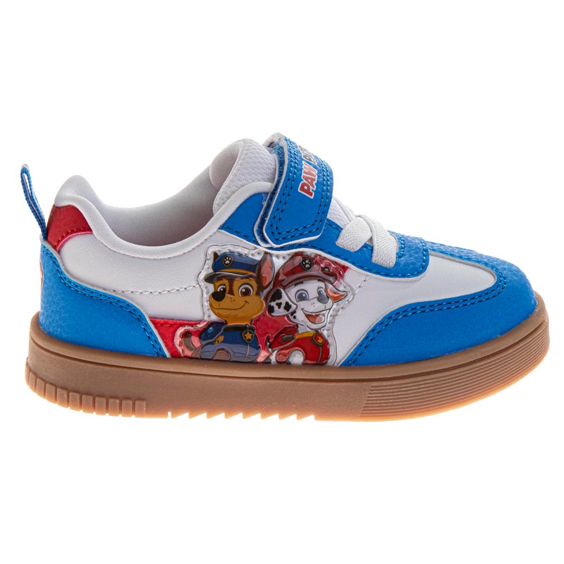 Josmo Paw Patrol Shoes for Boys - Shoe Classic Retro Style Sport Soccer Sneakers - Chase and Marshall/Blue (Size 6 Toddler) - Image 2