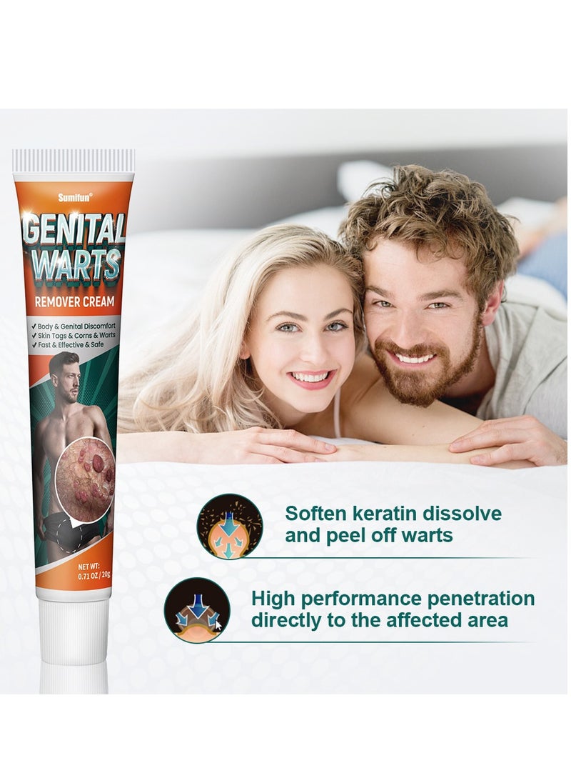 Sumifun Wart Remover Ointment，Wart removing Solution，Wart Removal Cream, A Gentle Safe Portable Wart Removal Cream with Natural Extracts for All Skin Types，Universal for Both Men and Women Wart Removal .Protecting Health and Beauty. ﻿  - Image 4