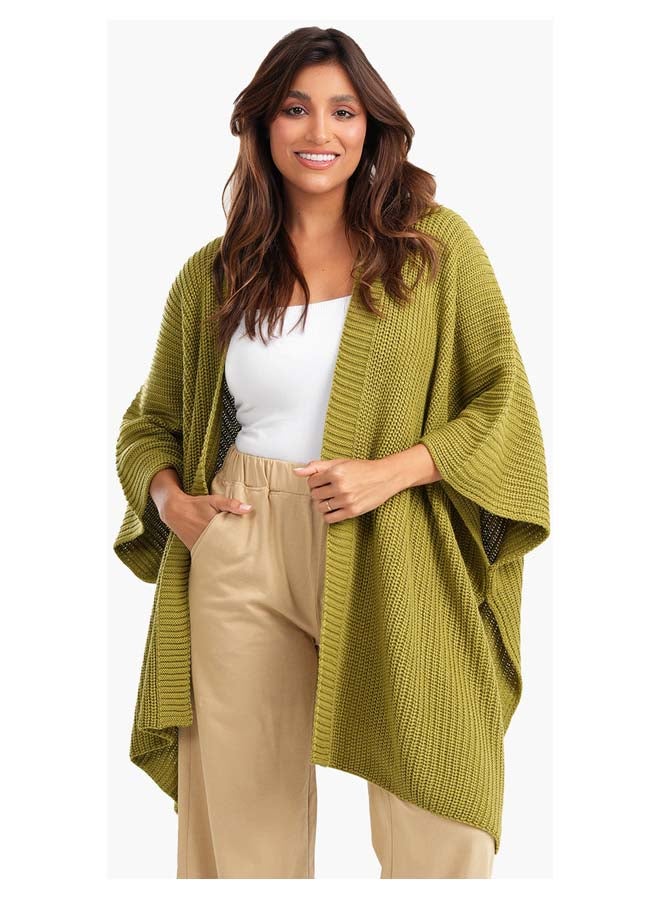 Carina Asymmetrical One Size Poncho - Image 1