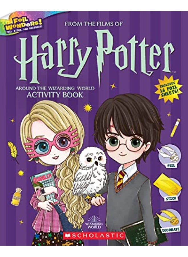 Around The Wizarding World Activity Book Harry Potter Foil Wonders By Jasper Meadowsweet Paperback 