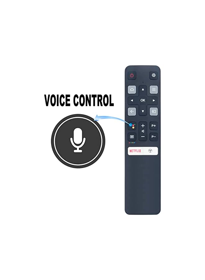 The Bros XRC802V Replacement Voice Remote Control fit for TCL Smart LED TV 55T8S 55T8 55C716 60P8M 65T8S 65T8 65C716 65C8 75C815 75P8MR 85P715 50C717 55C717 55P717 65C717 65P717 32S5200 42S6500 43S65A 32F51 - Image 3