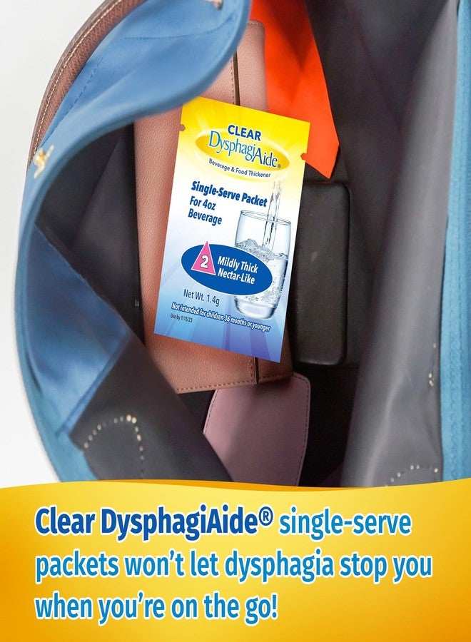 DYSPHAGIAIDE مُكثِّف ديسفاجي إيد الشفاف، المستوى 2، قوام خفيف (أكياس فردية تشبه الرحيق، 56 كيسًا) - Image 4