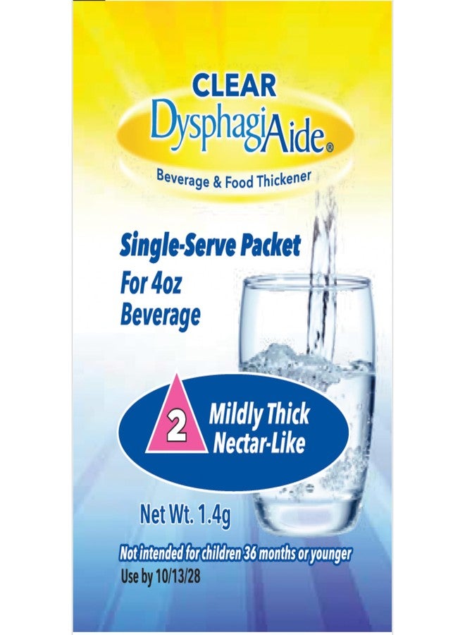 DYSPHAGIAIDE مُكثِّف ديسفاجي إيد الشفاف، المستوى 2، قوام خفيف (أكياس فردية تشبه الرحيق، 56 كيسًا) - Image 1