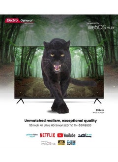 Electro General 55-Inch Smart LED TV UHD 4K – Model TH-55WBS20 – Cutting-Edge Display, Enhanced Audio, and Advanced Smart Features  - Image 2
