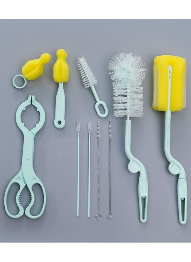 ZCM-HAPPY - 20-Piece 360 Degree Rotating Bottle Cleaning Brush Set for Cleaning Baby Bottles, Pacifiers, Sports Bottles, Vases and Glassware - Image 1