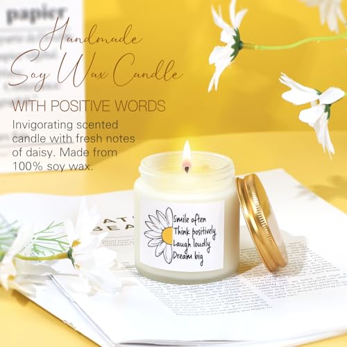 Frerdui Daisy Gifts for Women, Gift Baskets for Women, Cute Unique Birthday Gifts for Woman Best Friend, Inspirational Gifts for Woman, Daisy Themed Gift for Her Teen Girl Sister Friendship - Image 4