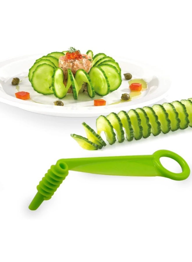 CYSTAR Two-piece fruit and vegetable rotary slicer multi-function vegetable cutter creative chipper - Image 4