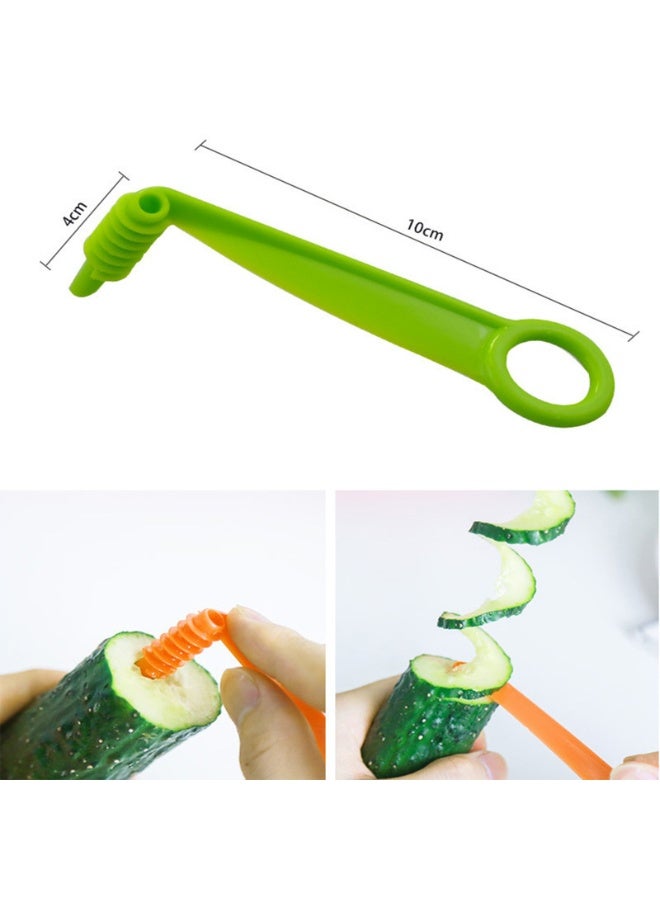 CYSTAR Two-piece fruit and vegetable rotary slicer multi-function vegetable cutter creative chipper - Image 3