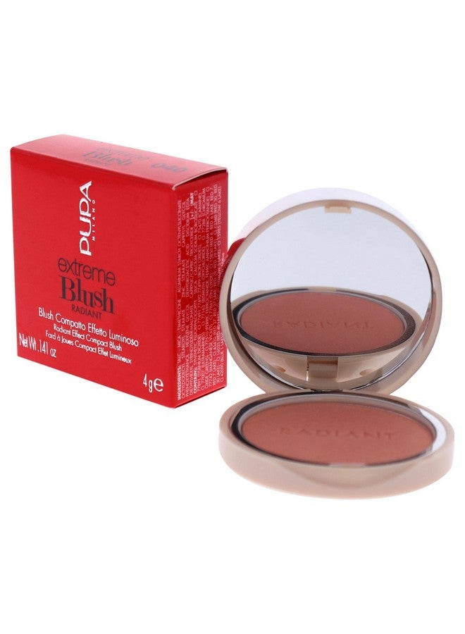 PUPA Milano Extreme Blush Radiant - Enhances The Natural Radiance Of The Face - Gives A Glowing And Smoothing Effect - Lightweight Formula - Suitable For All Skin Types - 040 Orange Vibes - 0.141 Oz - Image 4