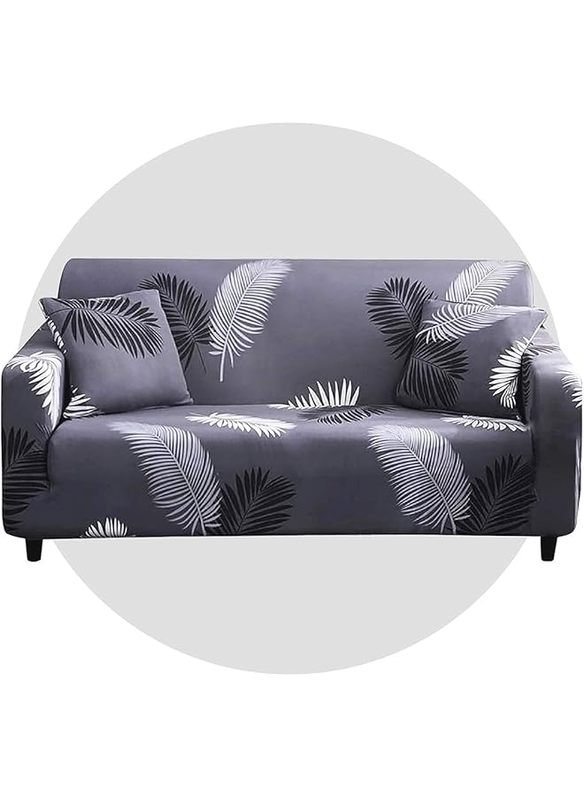 erorex Stretch Sofa Cover Printed Pattern Seat Couch Cover For 1 Cushion Couch 1 Piece Furniture Protector For Living Room Pets Sofa 3 Seater - Image 1