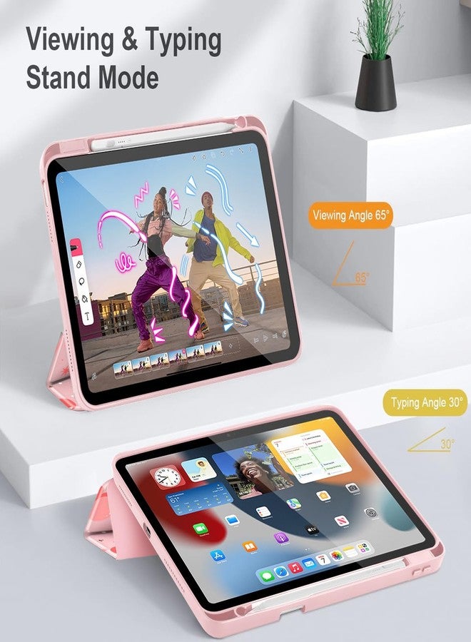 May Chen for iPad (A16) 11th Generation Case 11 Inch 2025, iPad 10th Gen Case 2022 10.9 inch, Built-in Pencil Holder with Shockproof Cover Clear Transparent Back Shell Auto Wake/Sleep, Coquette cherry - Image 5