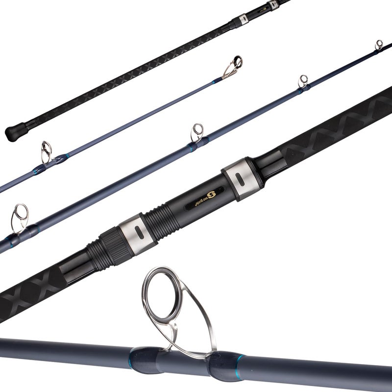 FISHAPPY Surf Rod Graphite Surf Spinning Fishing Rod with Seaguide Reel Seat (9' - 2 Piece) - Image 1