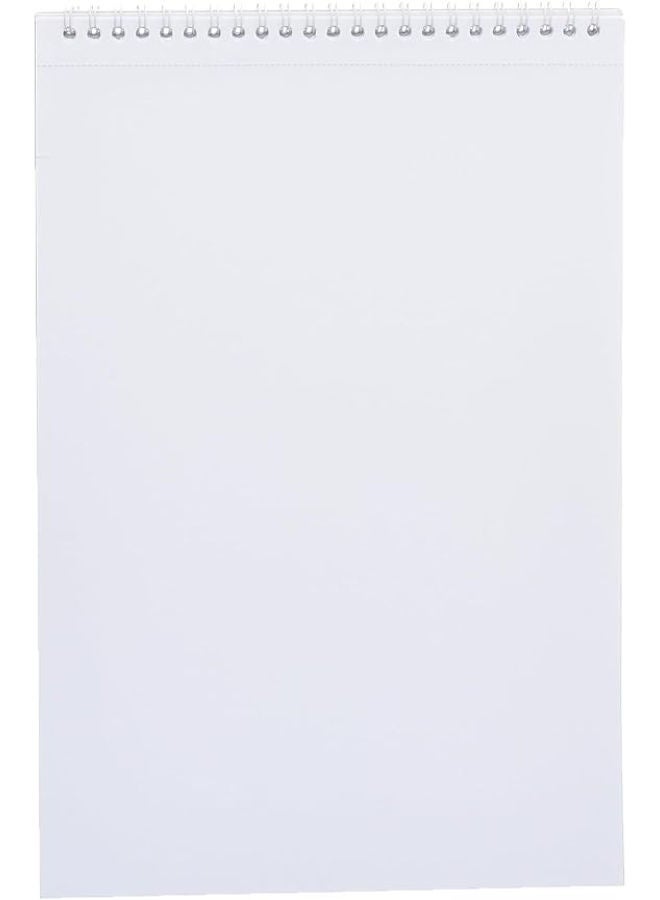 Yassin White Sketchbook, 12 Sheets A4 Wire-Bound for Professional Art and Sketching - Image 3