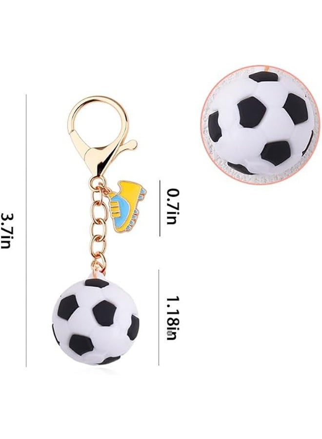 Sports‑Themed Keychain Charms, Basketball, Soccer Ball and Sneaker Bag Pendants, Decor Accessories for Backpacks, Ideal Birthday Gift for Sports Lovers - Image 2