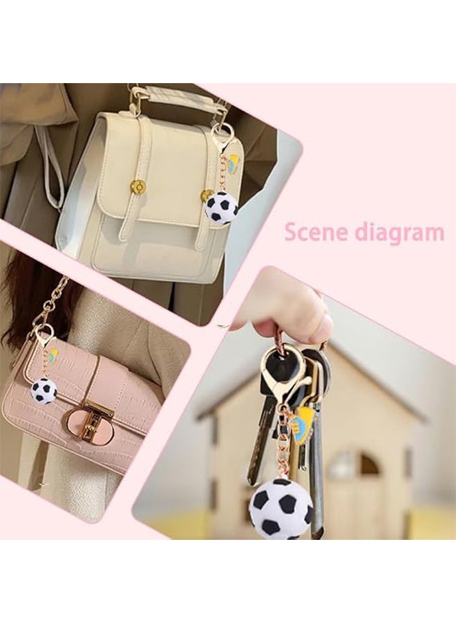 Sports‑Themed Keychain Charms, Basketball, Soccer Ball and Sneaker Bag Pendants, Decor Accessories for Backpacks, Ideal Birthday Gift for Sports Lovers - Image 5