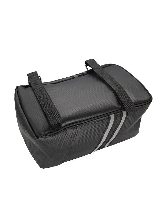 Generic Bike Rack Rear Carrier Bag, Trunk Bag, PU Leather, Waterproof, 9L Large Capacity  - Image 2