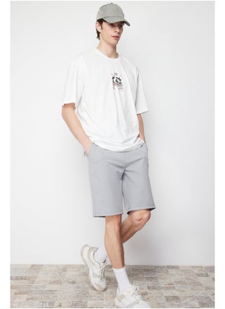 Gray Regular/Normal Fit Textured Pique Elastic Waist Laced Shorts TMNSS24SR00033 - pzsku/ZB87D761350ED8575FFF0Z/45/_/1730940876/e9e0792b-575b-41b6-bc0d-af49600bc9bc