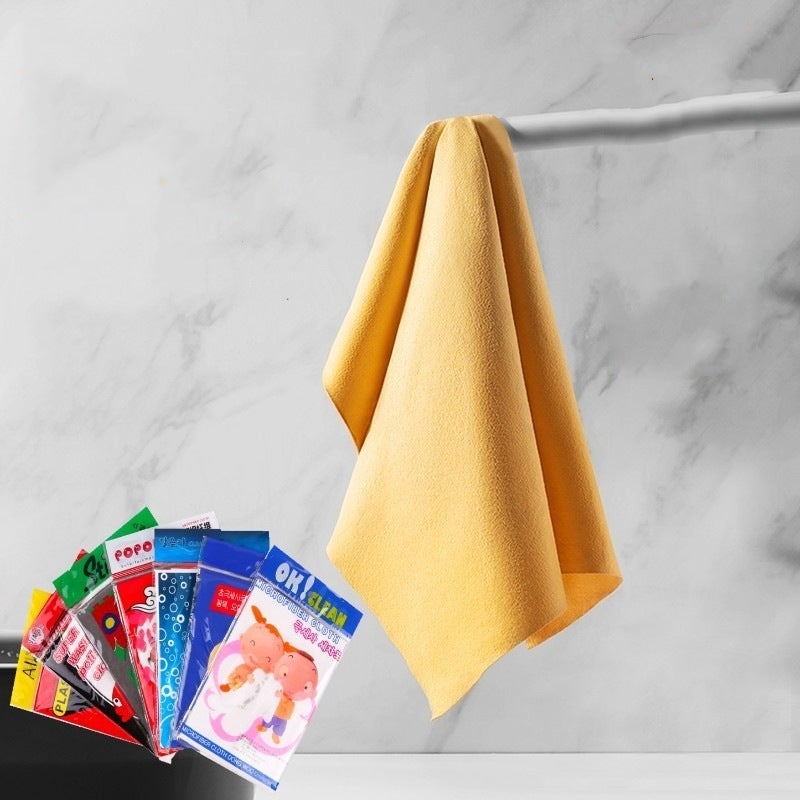 Pu Non-Woven Fabric South Korean Cloth For Streak-Free Glass Cleaning, Car Cleaning Towel, Island Silk Imitation Deerskin Car Wash Ultra-Fine - Image 2