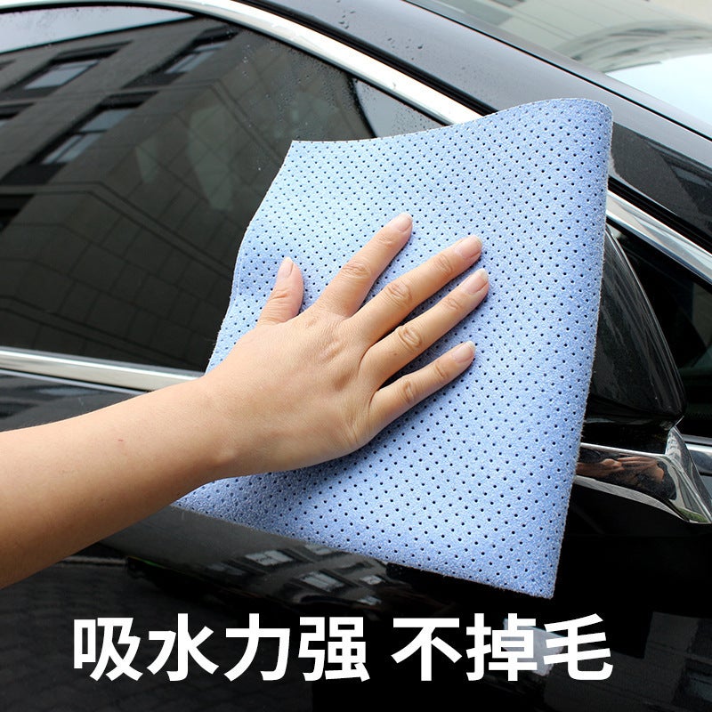 Pu Non-Woven Fabric South Korean Cloth For Streak-Free Glass Cleaning, Car Cleaning Towel, Island Silk Imitation Deerskin Car Wash Ultra-Fine - Image 3
