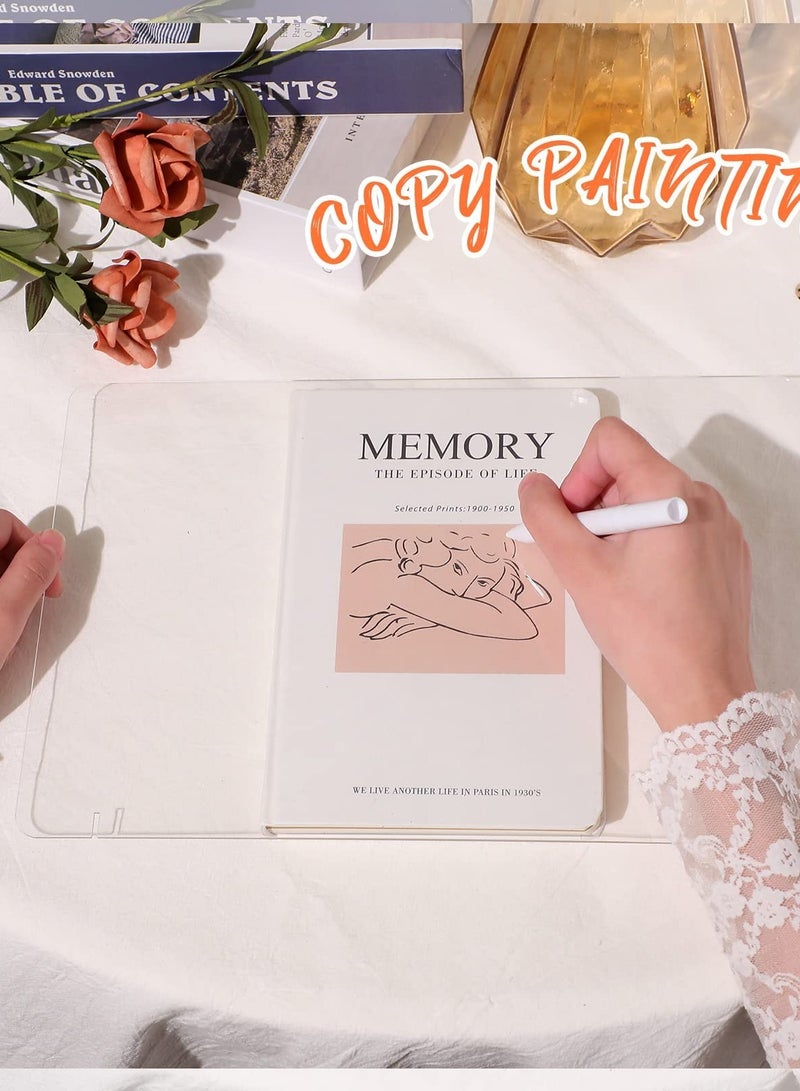 Set of 3 Clear Acrylic Dry Erase Boards with Stand for Easy Writing and Display Ideal for Home Office and School - Image 4