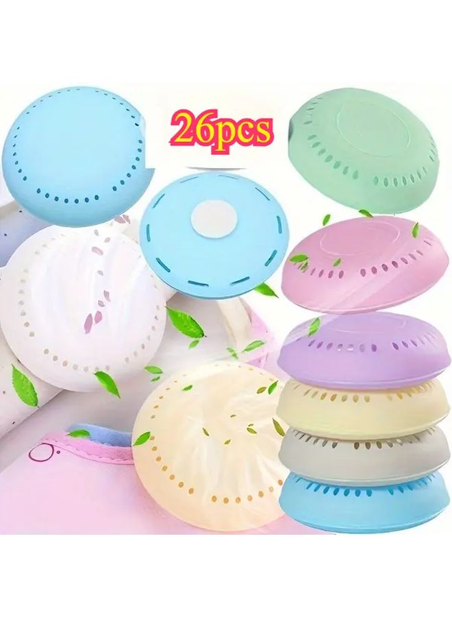 White Purple Scented Air Freshener Tablets Long Lasting Deodorizing For Home Car Bathroom Wardrobe - Image 2