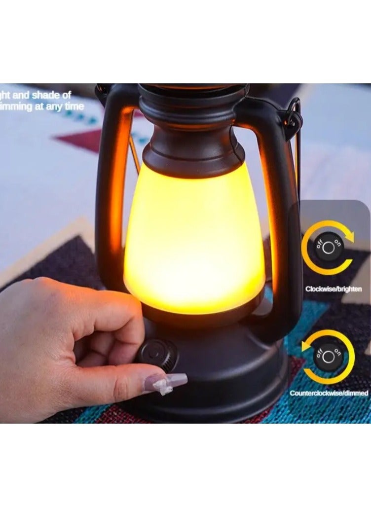 Portable Camping Lantern Solar Charging Lantern USB Type C Waterproof Outdoor Lighting 1200mAh - Image 2
