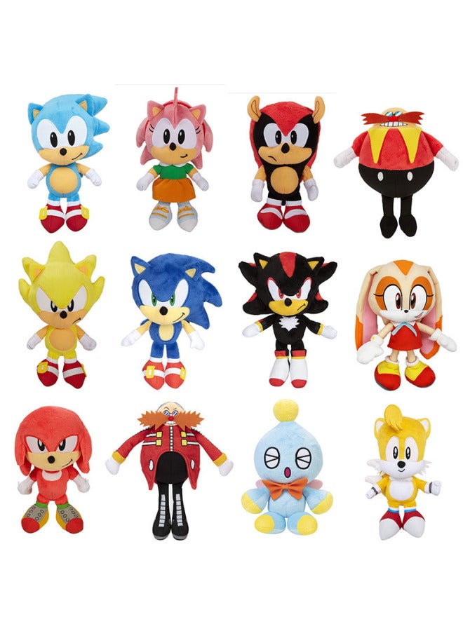 Sonic Plush Toy Hot Sale Q Edition Sonic Backpack Sonic Chartars-Color:Cocoli Rabbit-Height:25-130g  - Image 2