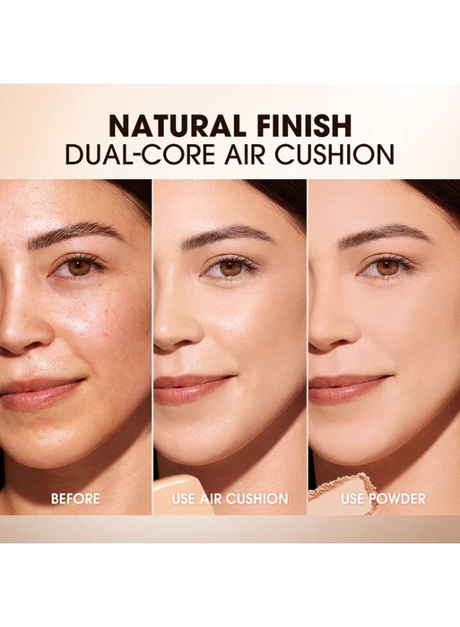 OTWOO O.TWO.O All-Day Soft-Focus Powder & Cushion Cream – Long-Lasting Glowy Base ( N135, BEIGE SAND) - Image 3