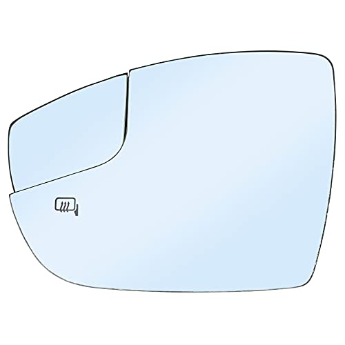 SKARUMMER Driver Left Side Mirror Replacement for 2012-2018 Ford Focus Side Mirror Glass - Side View Heated Convex Mirror Glass with Rear Holder, Replace CM5Z-17K707-H - Image 1