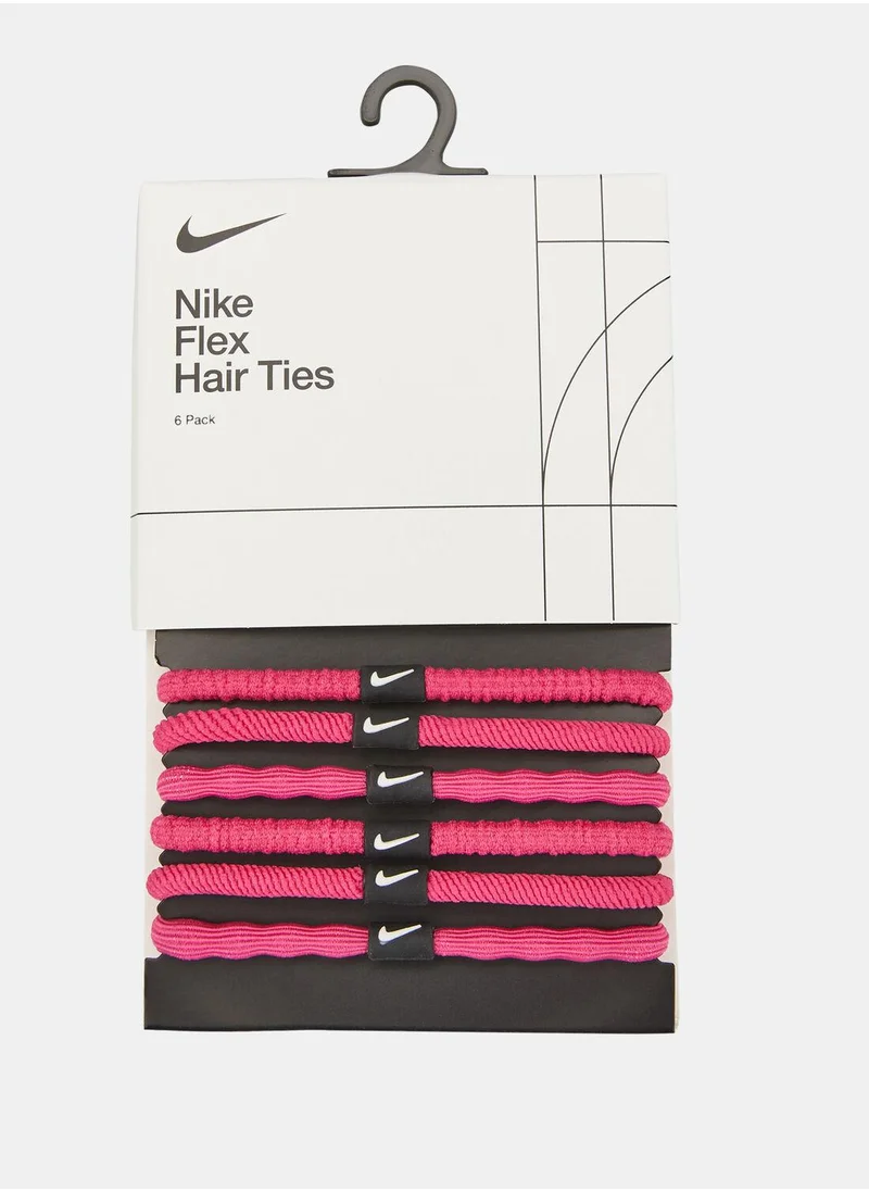 نايكي Flex Hair Ties (6 Pieces)