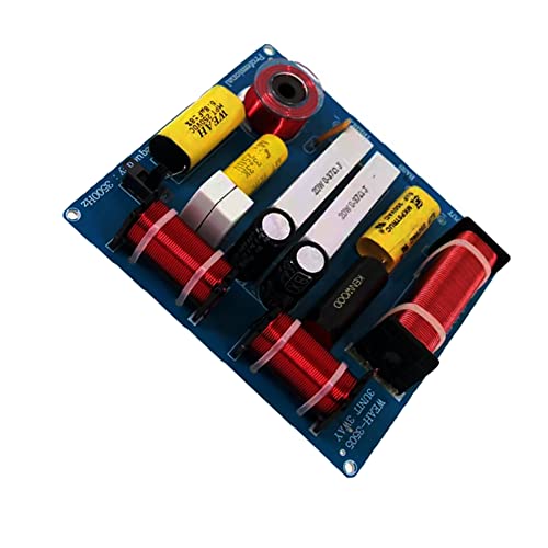 Lelukee 2PCS Speaker Frequency Divider Crossover 3-Way 300W HiFi Audio Speaker Heights Mid Bass 3-Units Crossover Filter for 3-5 Inch Speakers - Image 4