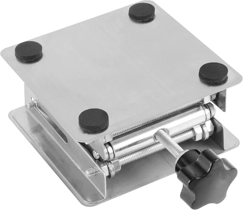 SHEUTSAN 2 Pack 6 x 6 Inches Laboratory Lift Stand Lab Jack Lifting Scissor Stand Platform - Image 5