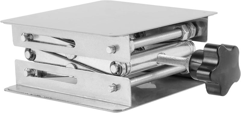 SHEUTSAN 2 Pack 6 x 6 Inches Laboratory Lift Stand Lab Jack Lifting Scissor Stand Platform - Image 3