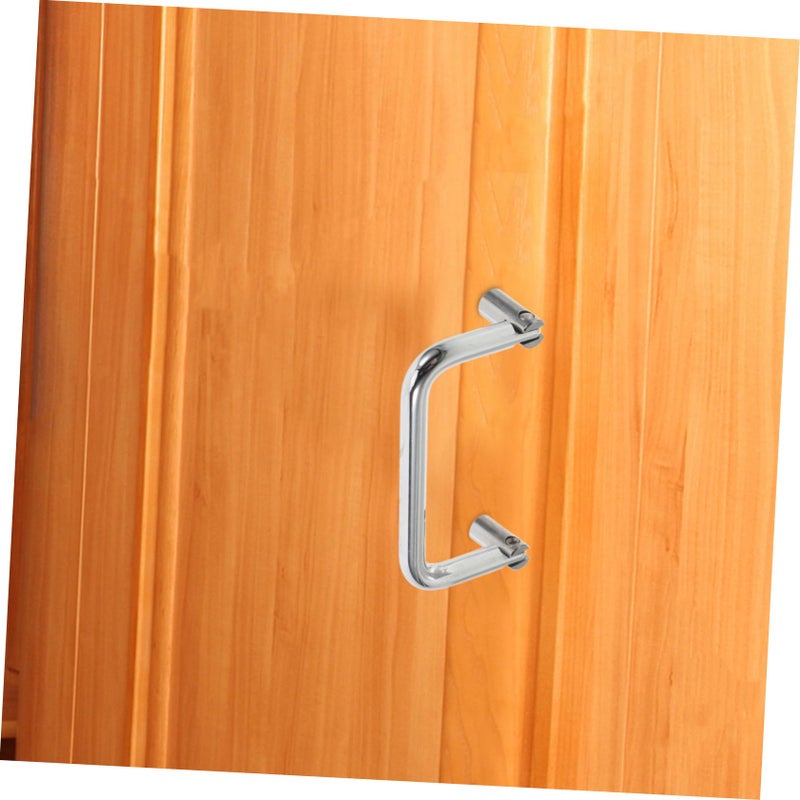 Stainless Steel Foldable Cabinet Handles 2 Pack Space Saving For Kitchen Sliding Doors - Image 5