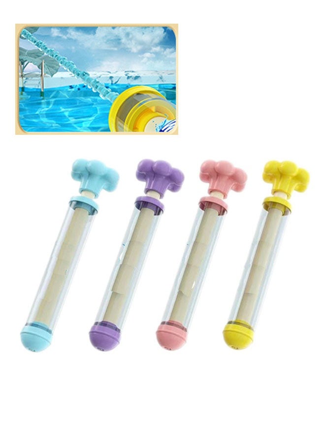 4Pieces Water Shooter Toys Water Gun for Kids, Summer Outdoor Swimming Pool Backyard Beach Water Game Fighting Play Toys - Image 1