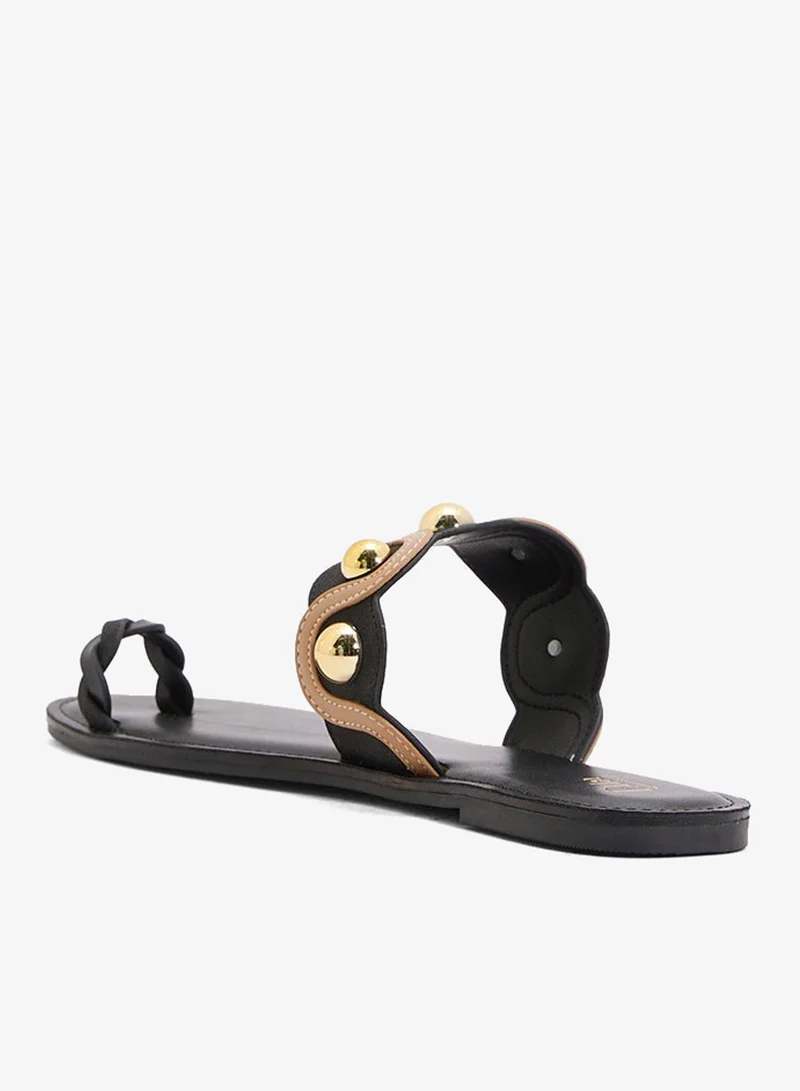 ELLA Studded Toe Post Sandal