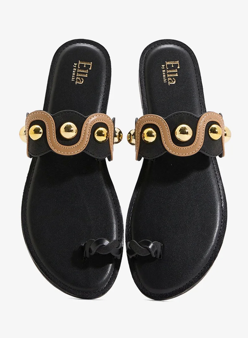 ELLA Studded Toe Post Sandal