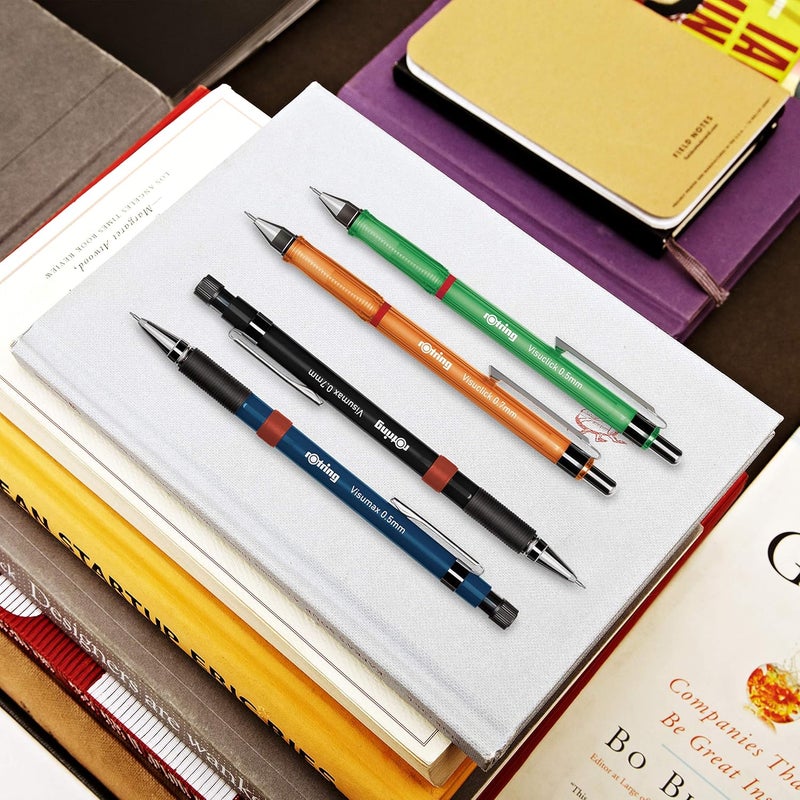 Rotring Visuclick Mechanical Pencils 07 mm 2 Count With 24 HB Leads - Image 5