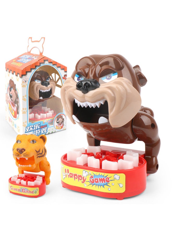 Generic - Creative Interactive Tricky Desktop Game Toy Bite Hand Tiger Bite Finger Fun Dog Beware Dog Steal Bone Dog-Color:The Finger Bite Tiger - Image 1