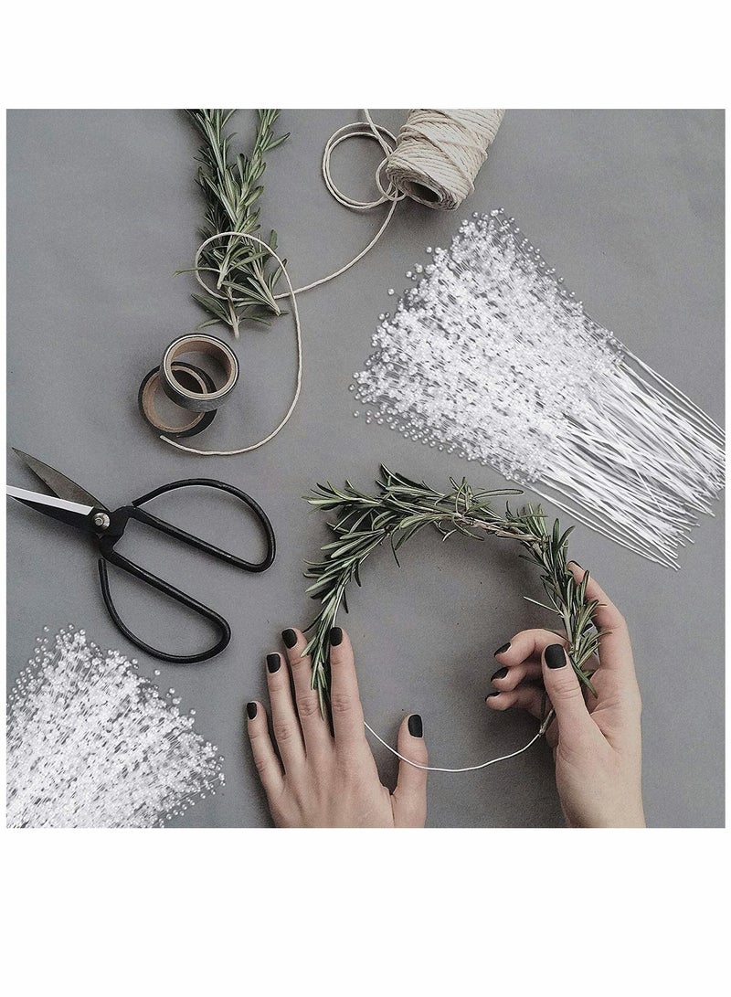 SYOSI Beaded Trim, String Pearl Stick Pearl Garland Beads Wreath Wedding Pearl, Bridal Bouquet Party Decor Beaded Strand, for Wedding Party Table Decor Crafts DIY Accessories 200 Pieces (Milky White) - Image 5