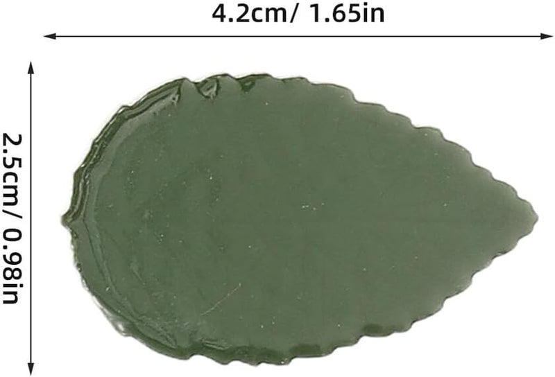 Healeved Ceramic Leaf Tiles Mosaic Craft Assortment 200g Mixed Color Irregular Porcelain Tiles for DIY Art Projects and Home Decoration Supplies Random Color - Image 2