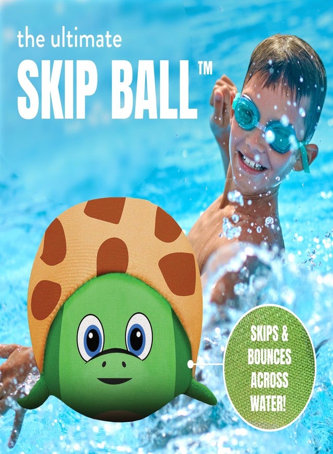 Activ Life 2 Pack Skip Balls, Water Toys for Kids, Friends, Family at Swimming Pool, Beach Games, Fun Gifts for Teens (Sea Turtle) - Image 2