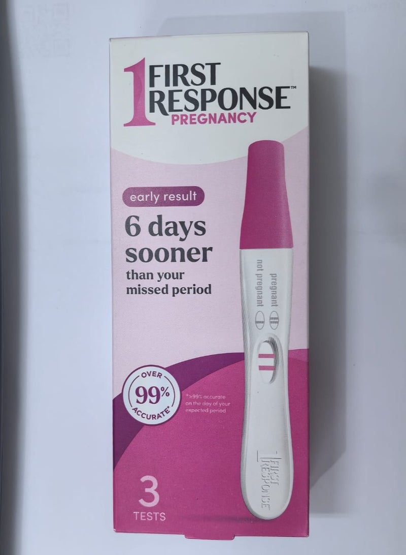 FIRST RESPONSE Early Result Pregnancy Test 3 Tests  - Image 1