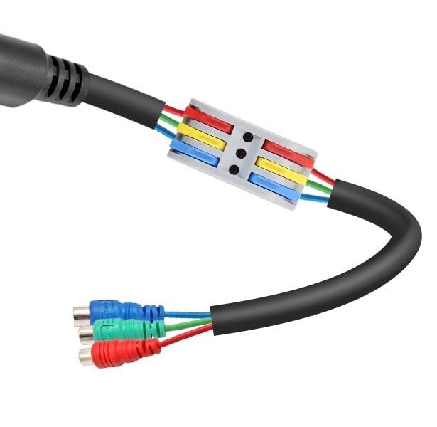 XELYTON Wire Clip Connector, Universal Connection Terminals, Circuit Inline Splices Electric Connectors, Quick Connect & Freely Assemble Electrical Splicing Kit for Compact (3 In 3 Out, 10) - Image 3