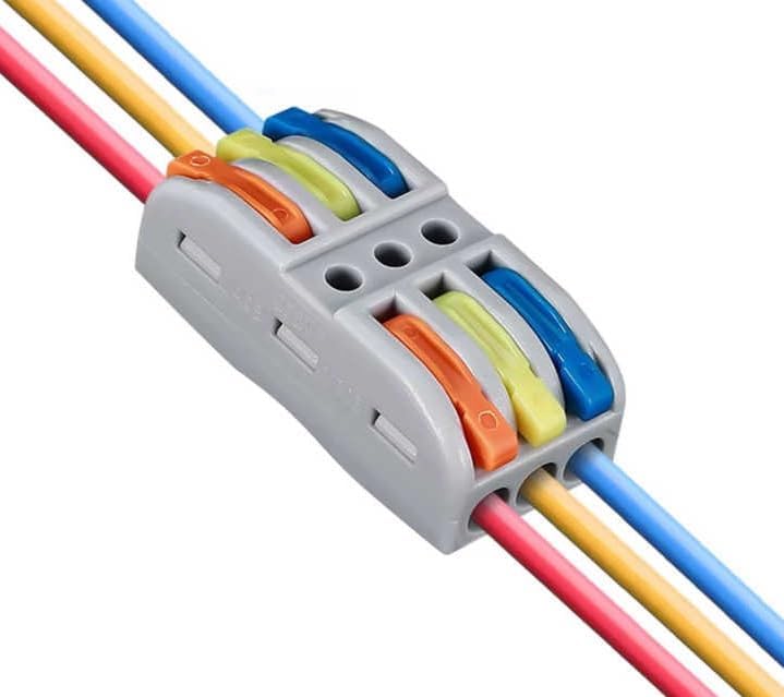 XELYTON Wire Clip Connector, Universal Connection Terminals, Circuit Inline Splices Electric Connectors, Quick Connect & Freely Assemble Electrical Splicing Kit for Compact (3 In 3 Out, 10) - Image 4